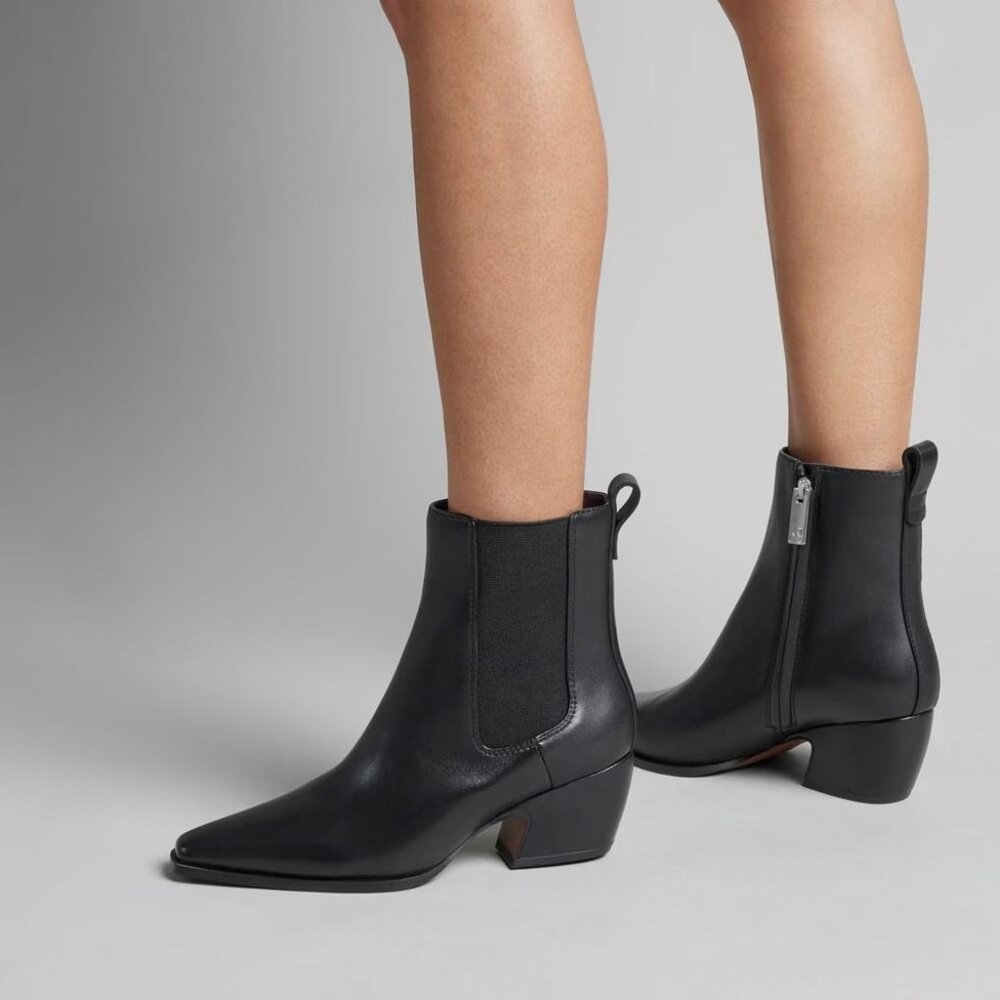 Anthropologie Shoes SARTO By Franco Sarto Black “Vianca” Ankle Booties 9.5 NWT